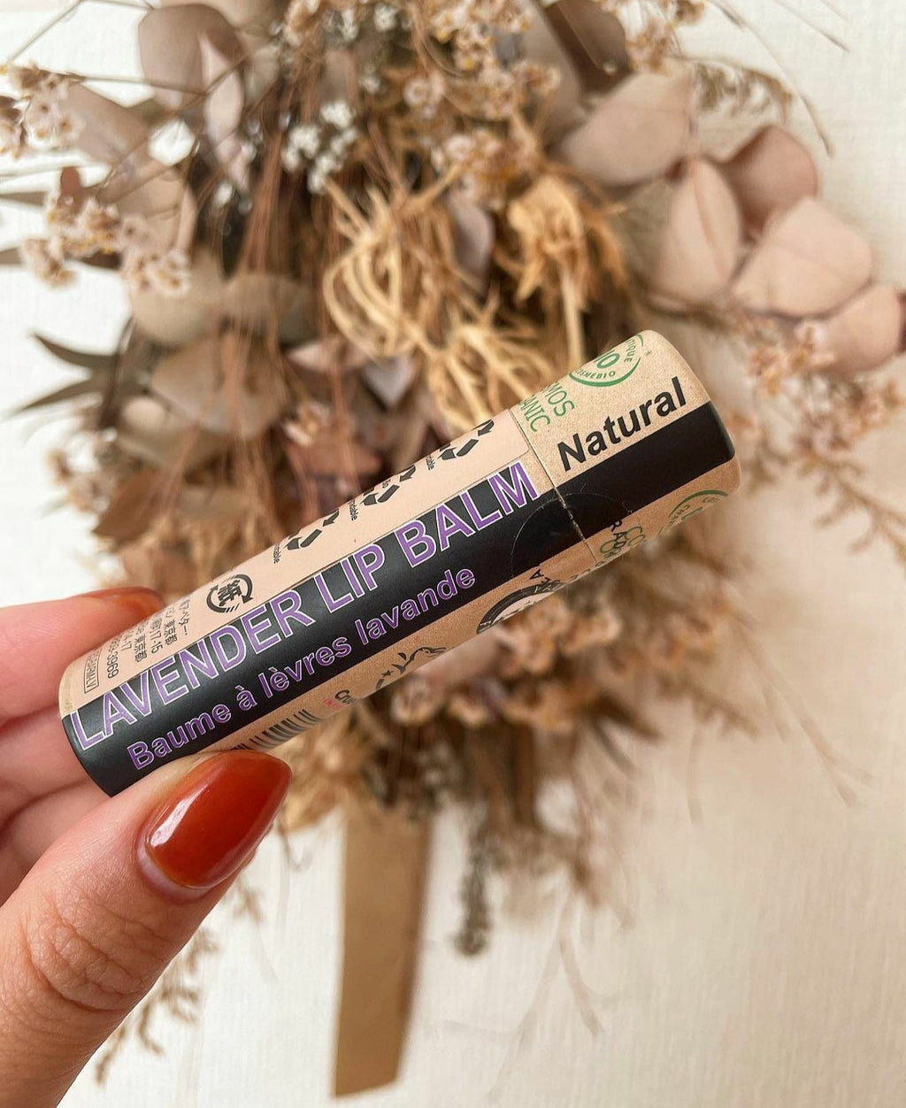Organic Lavender Lip Balm 15ml-1