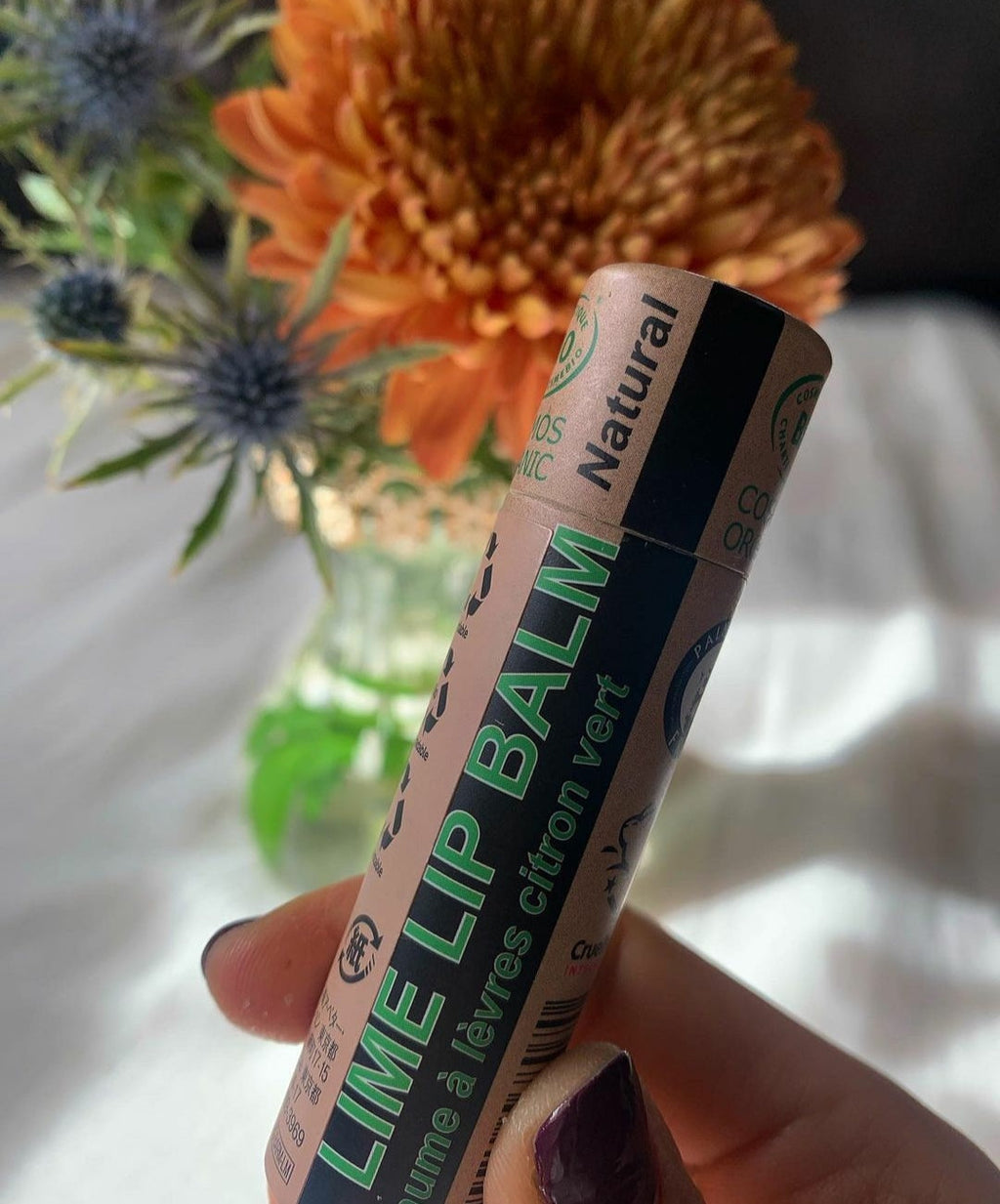 Organic Lime Lip Balm 15ml-4