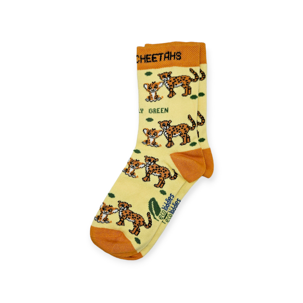 Caring Cheetahs | Organic Cotton Kids Socks