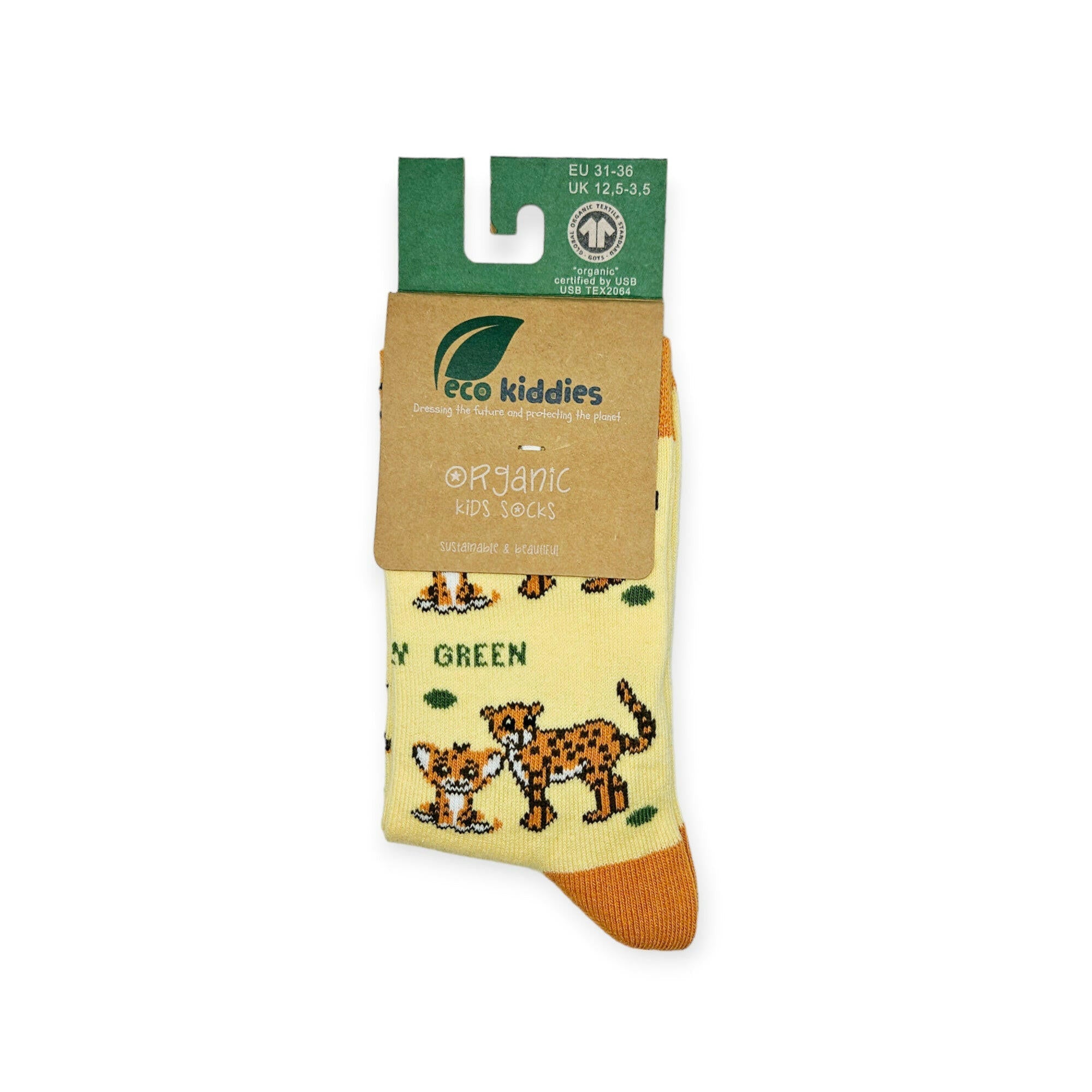 Caring Cheetahs | Organic Cotton Kids Socks