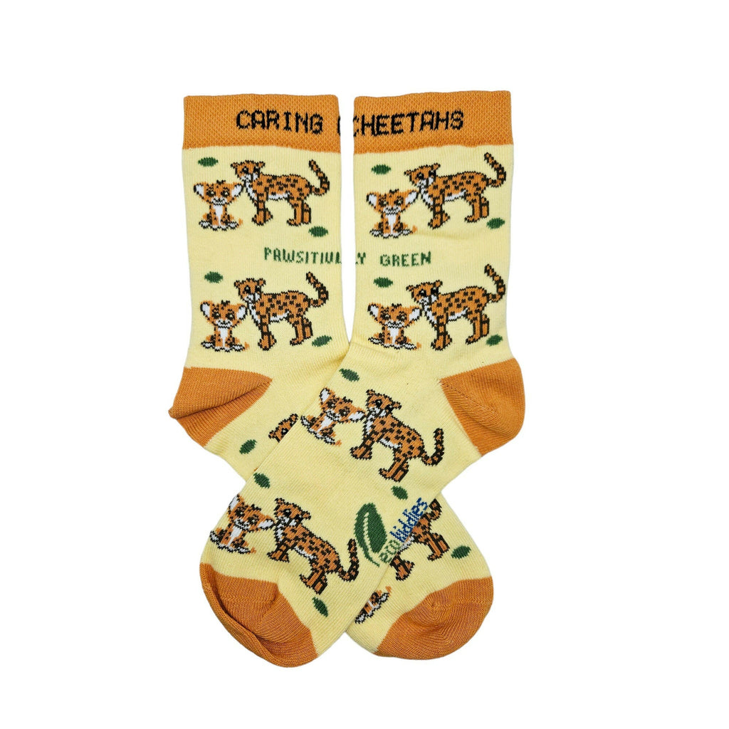 Caring Cheetahs | Organic Cotton Kids Socks