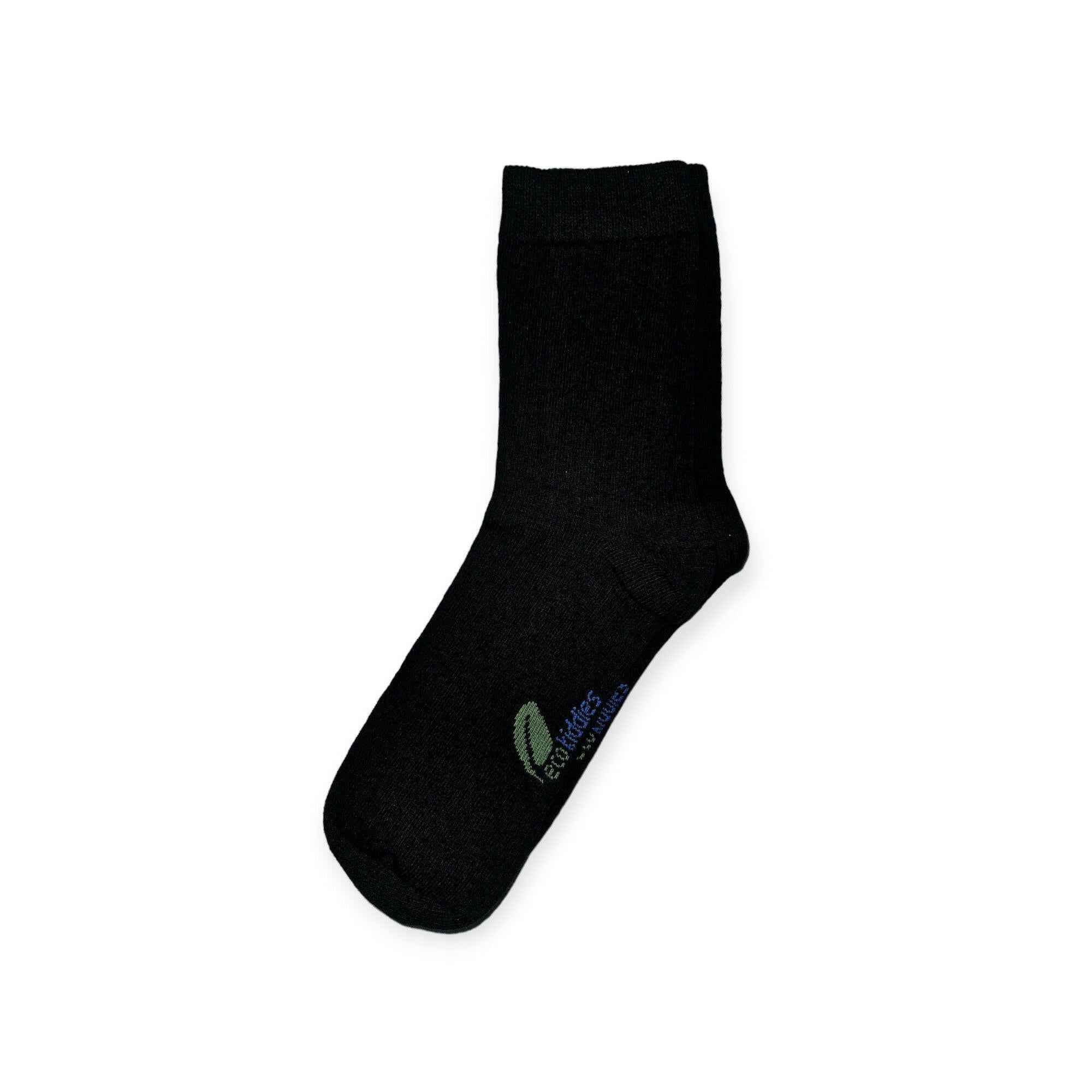 Black School Socks | Organic Cotton Kids Socks