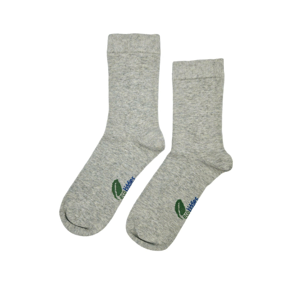 Grey School Socks | Organic Cotton Kids Socks