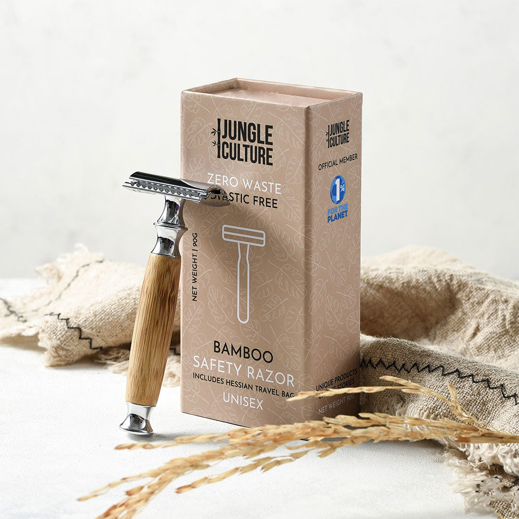 Reusable Bamboo Double Edge Safety Razor