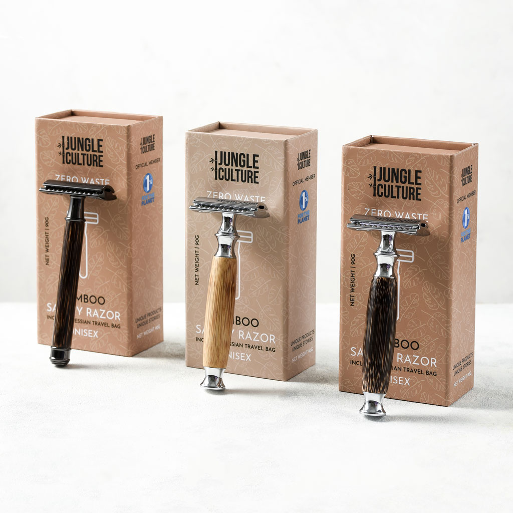Reusable Bamboo Double Edge Safety Razor