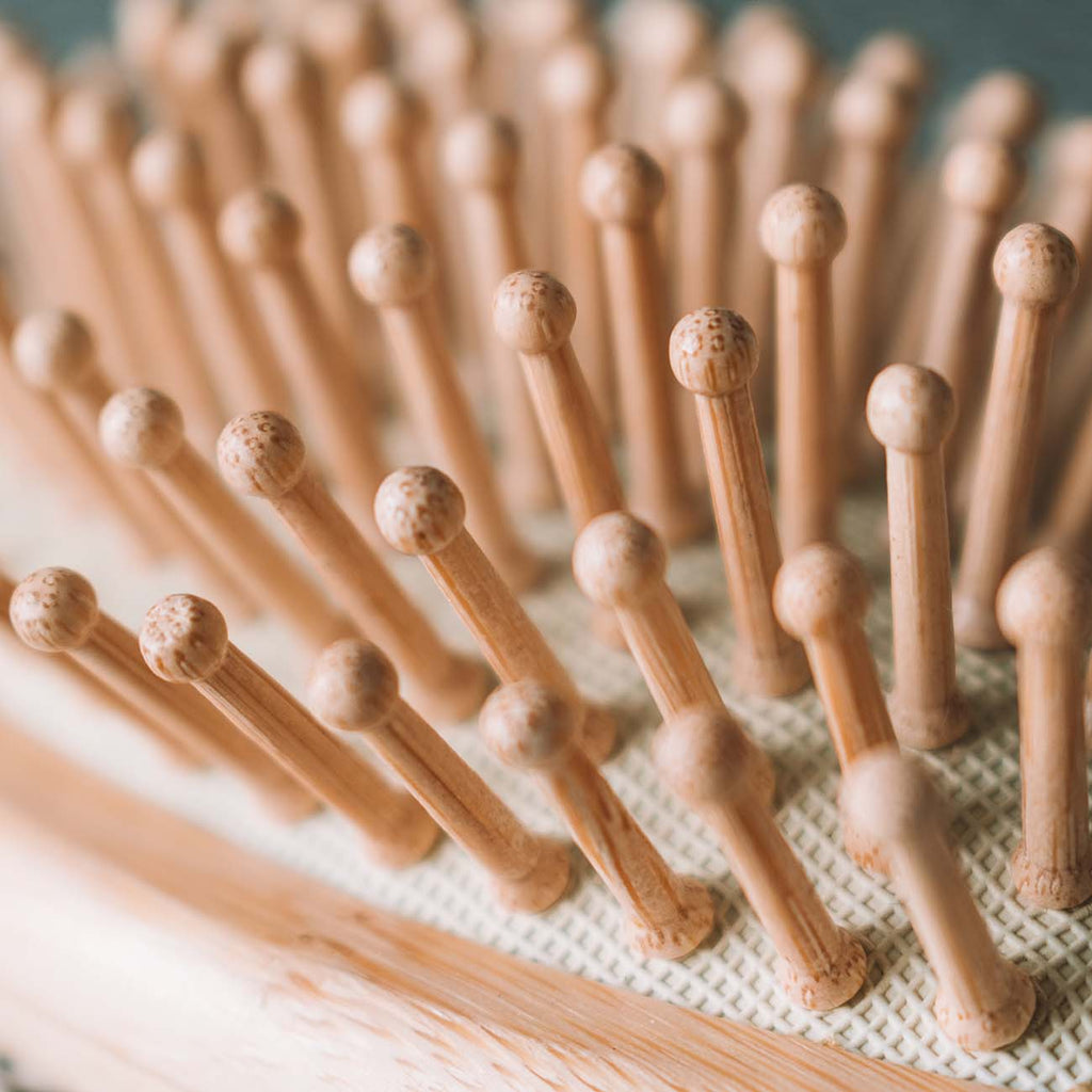 Bamboo Paddle Hairbrush | All Hair Types | Jungle Culture