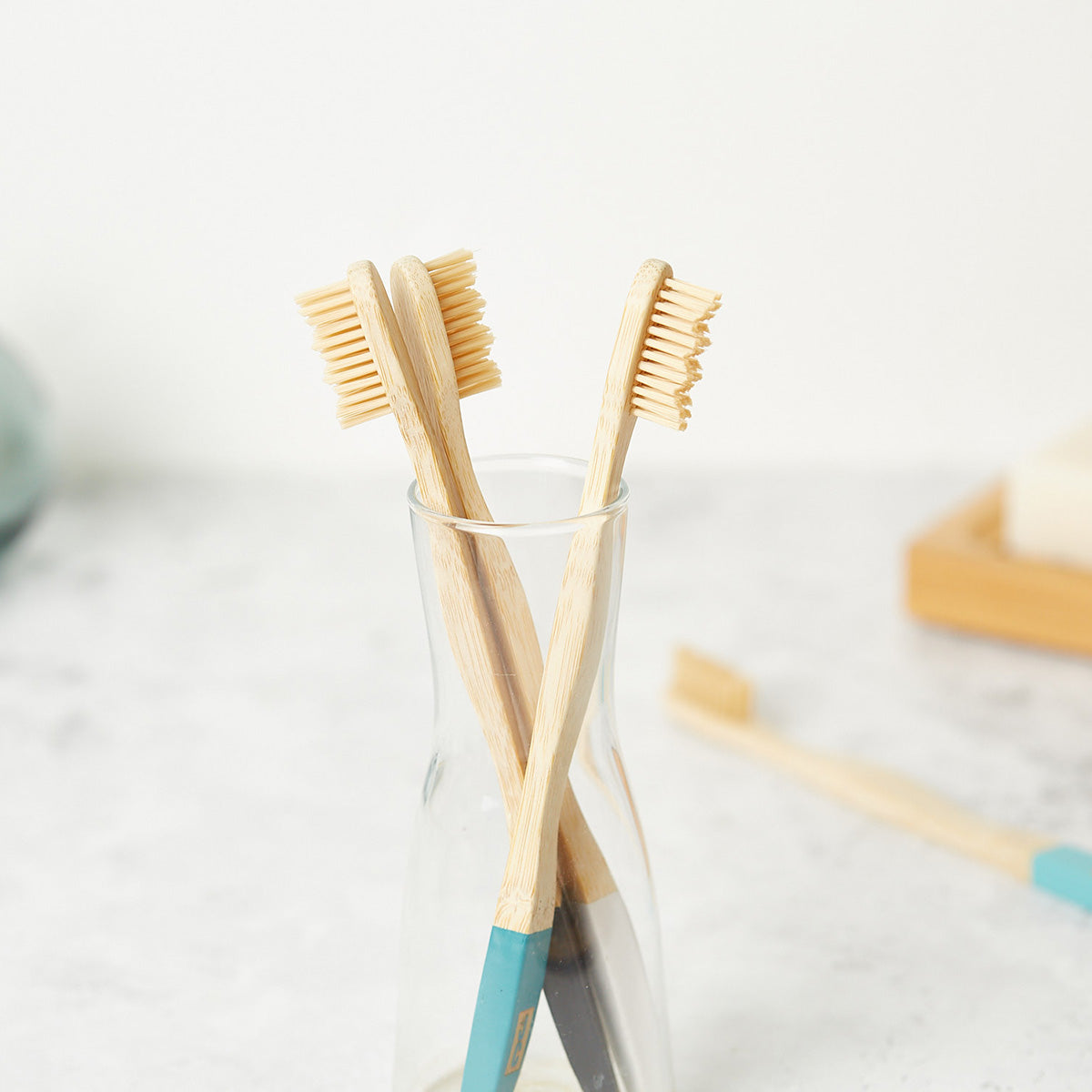 Natural Bamboo Toothbrushes (Set of 4)