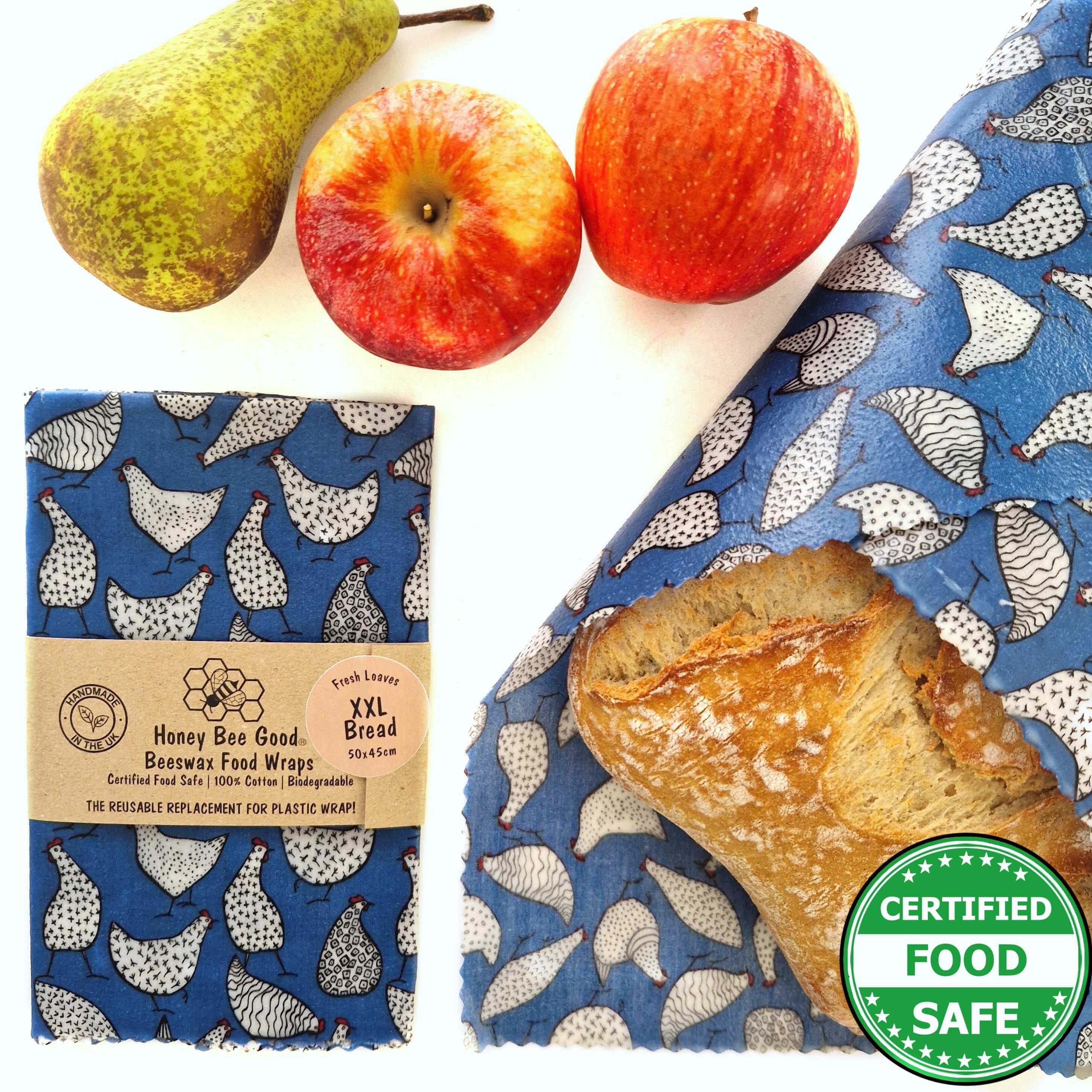 Beeswax Wraps XXL Bread Wrap | Blue Hens