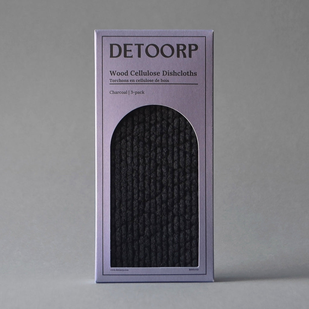 Swedish Dishcloths | Set of 3 | 70% Wood Cellulose & Cotton | Zero Waste