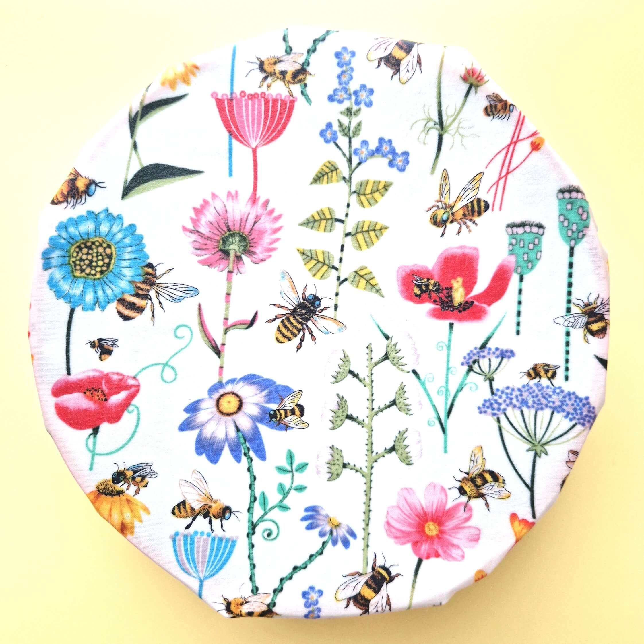 *Set of 3 Handmade Beeswax Wraps | Garden-1