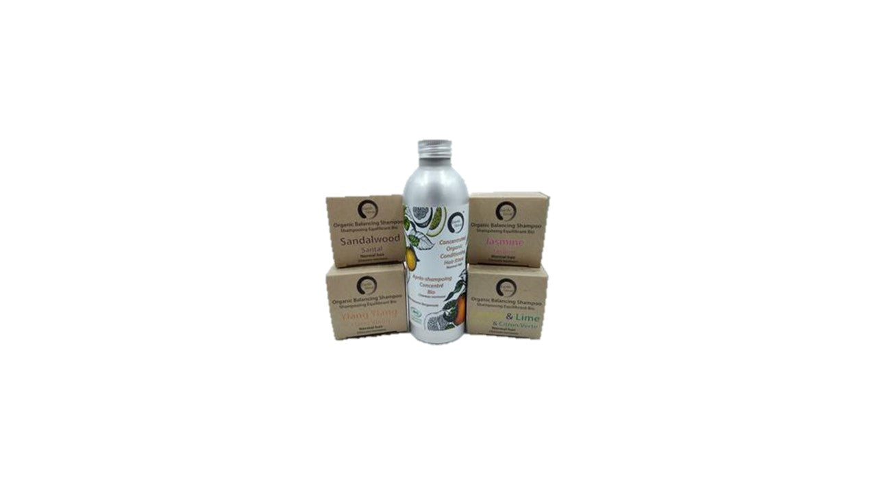 Organic Certified Balancing Solid Shampoo - Lavender & Rosemary - Dry & all Hair Types 60g