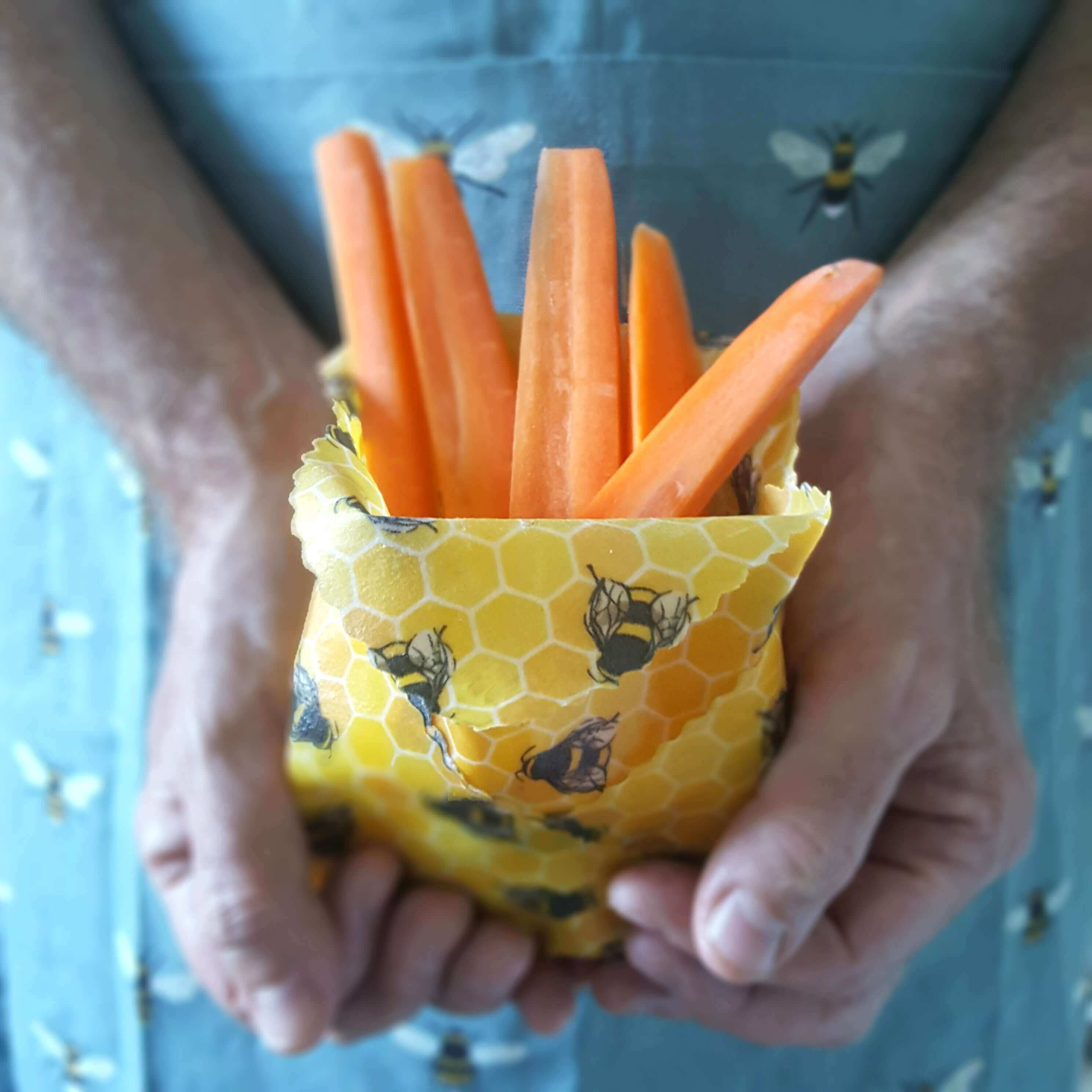 Handmade Beeswax Wraps (Set of 3) | Bee Happy