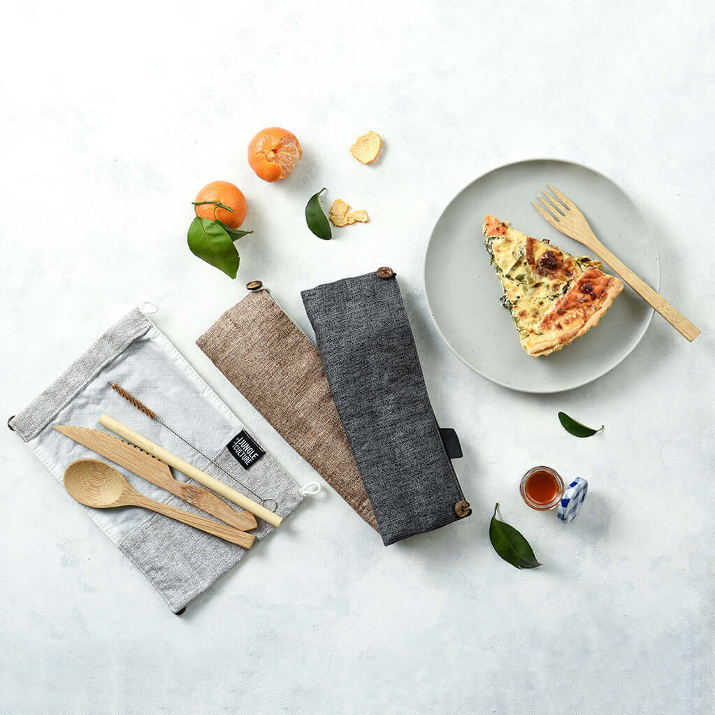 Bamboo Cutlery Travel Set | 5 Colours | Jungle Culture