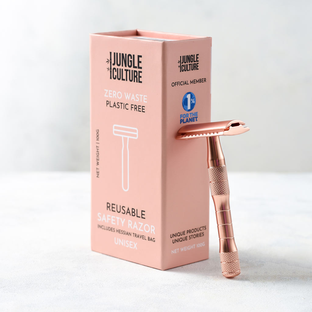 Reusable Safety Razor | Thick Handle | Jungle Culture