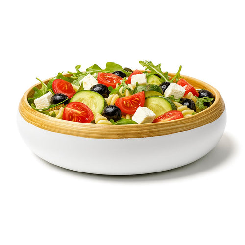 Bamboo Fruit Bowl | Off-White |30cm