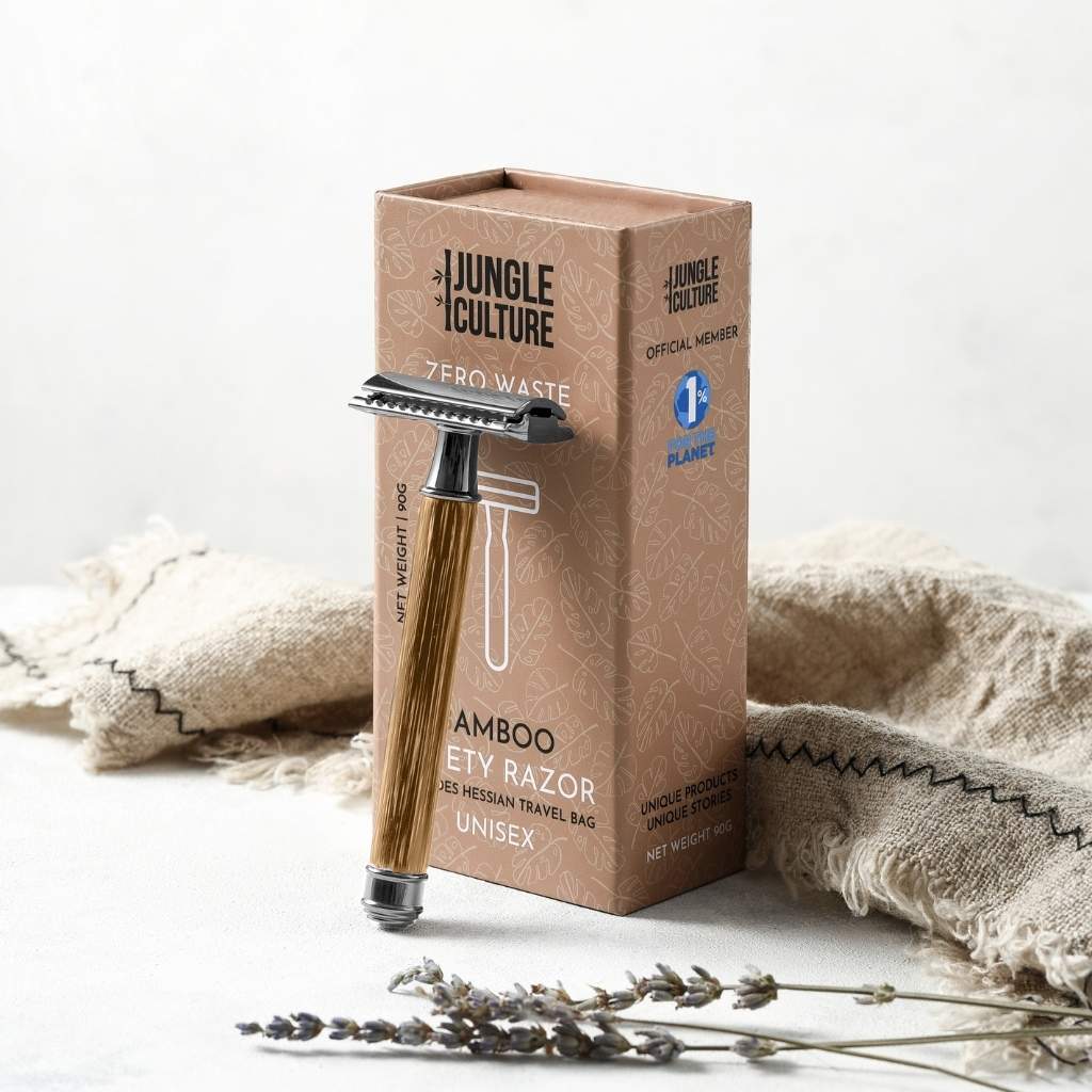 Reusable Bamboo Double Edge Safety Razor