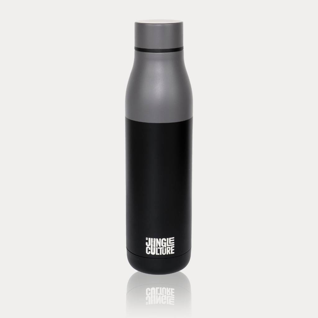 Reusable Stainless Steel Water Bottle | Matt Effect Black | 650ml