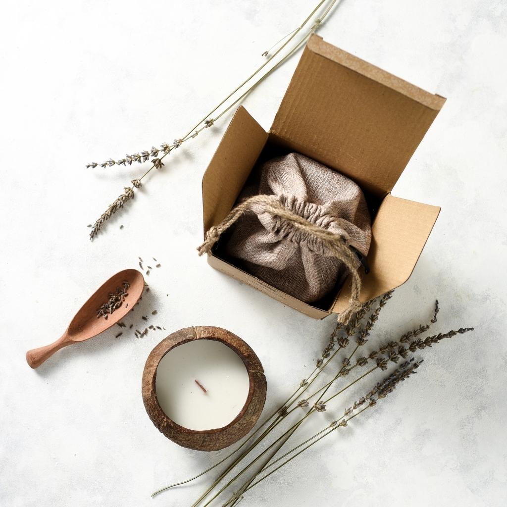 Coconut Shell Candle