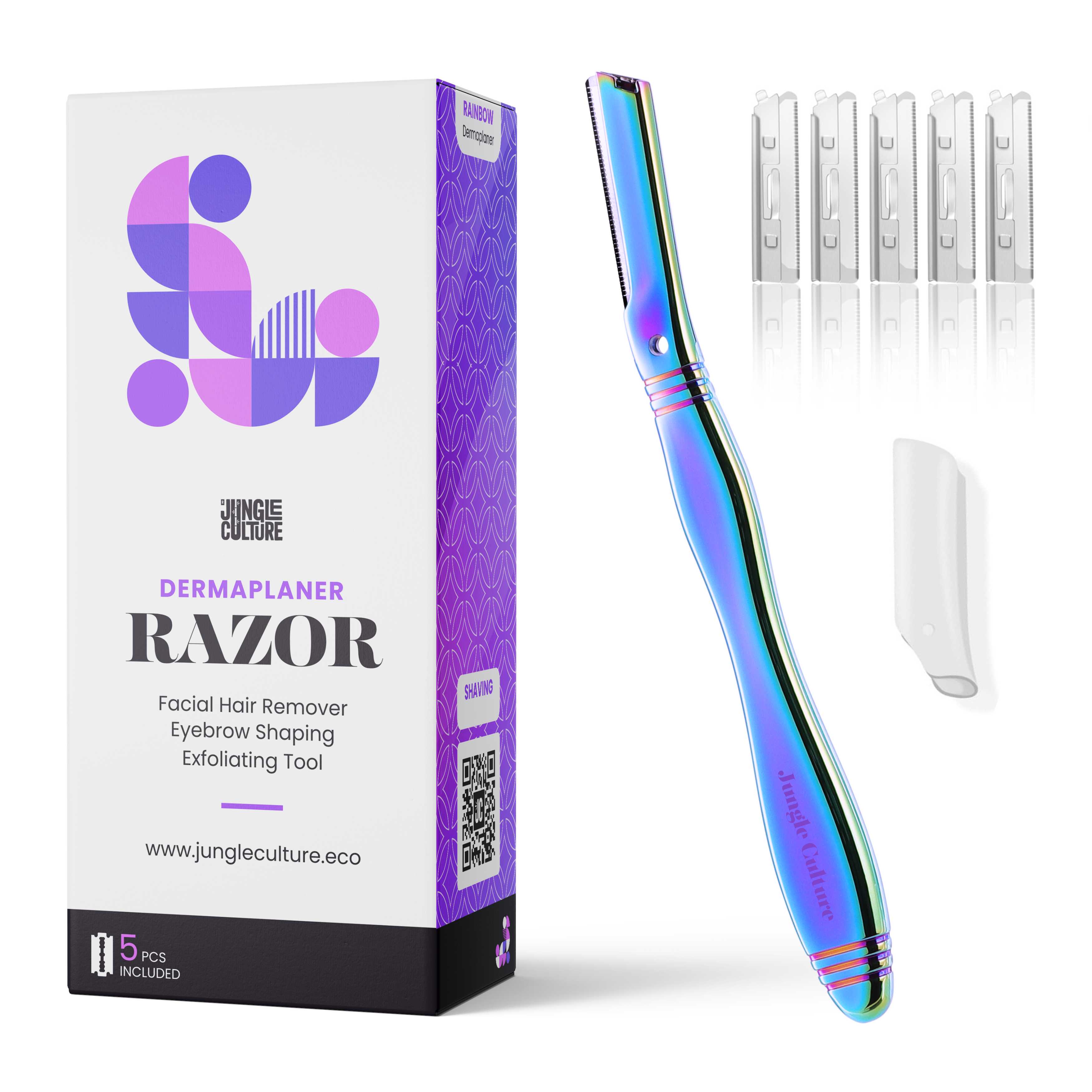Reusable Dermaplaner | Metal Eyebrow Razor & Skin Exfoliator