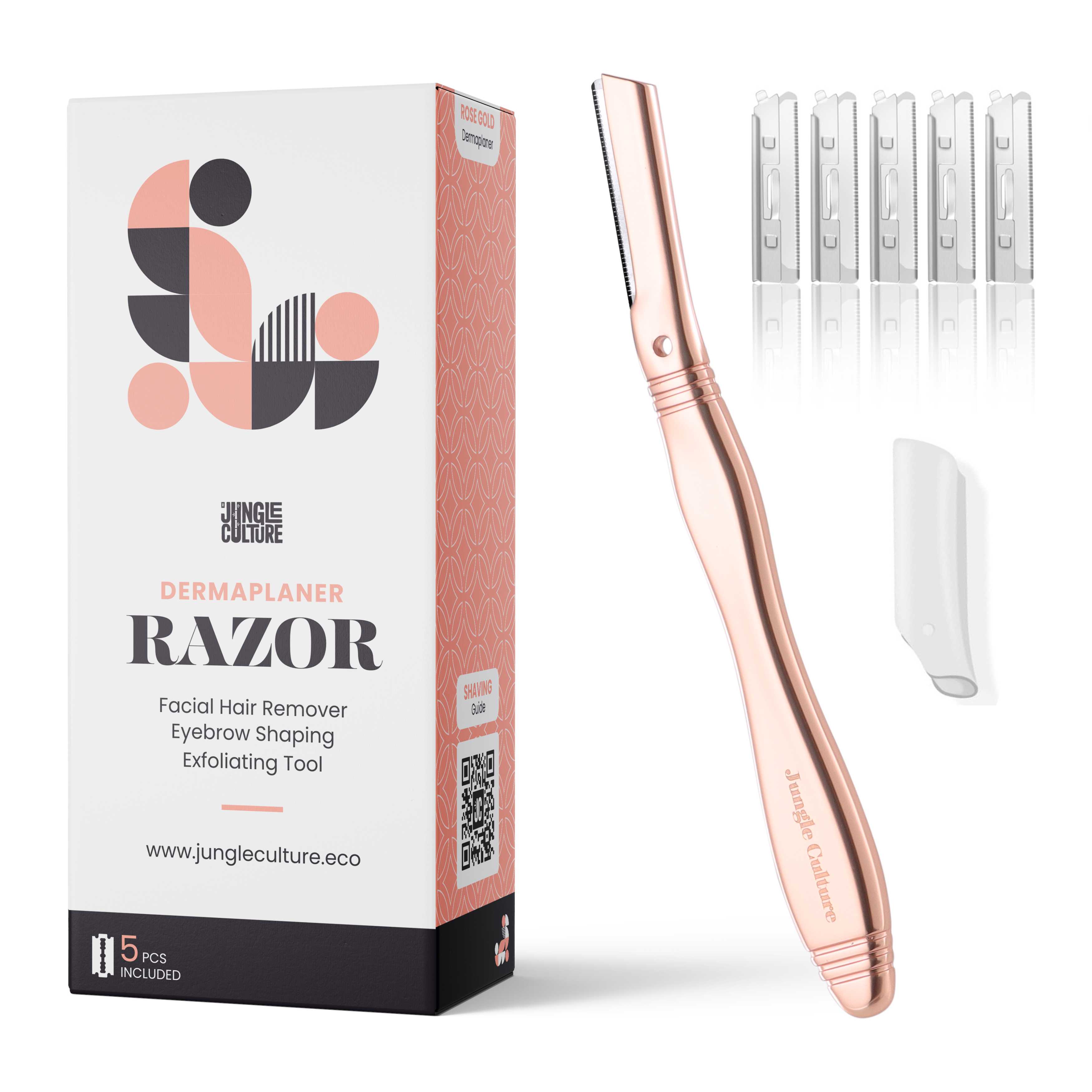 Reusable Dermaplaner | Metal Eyebrow Razor & Skin Exfoliator