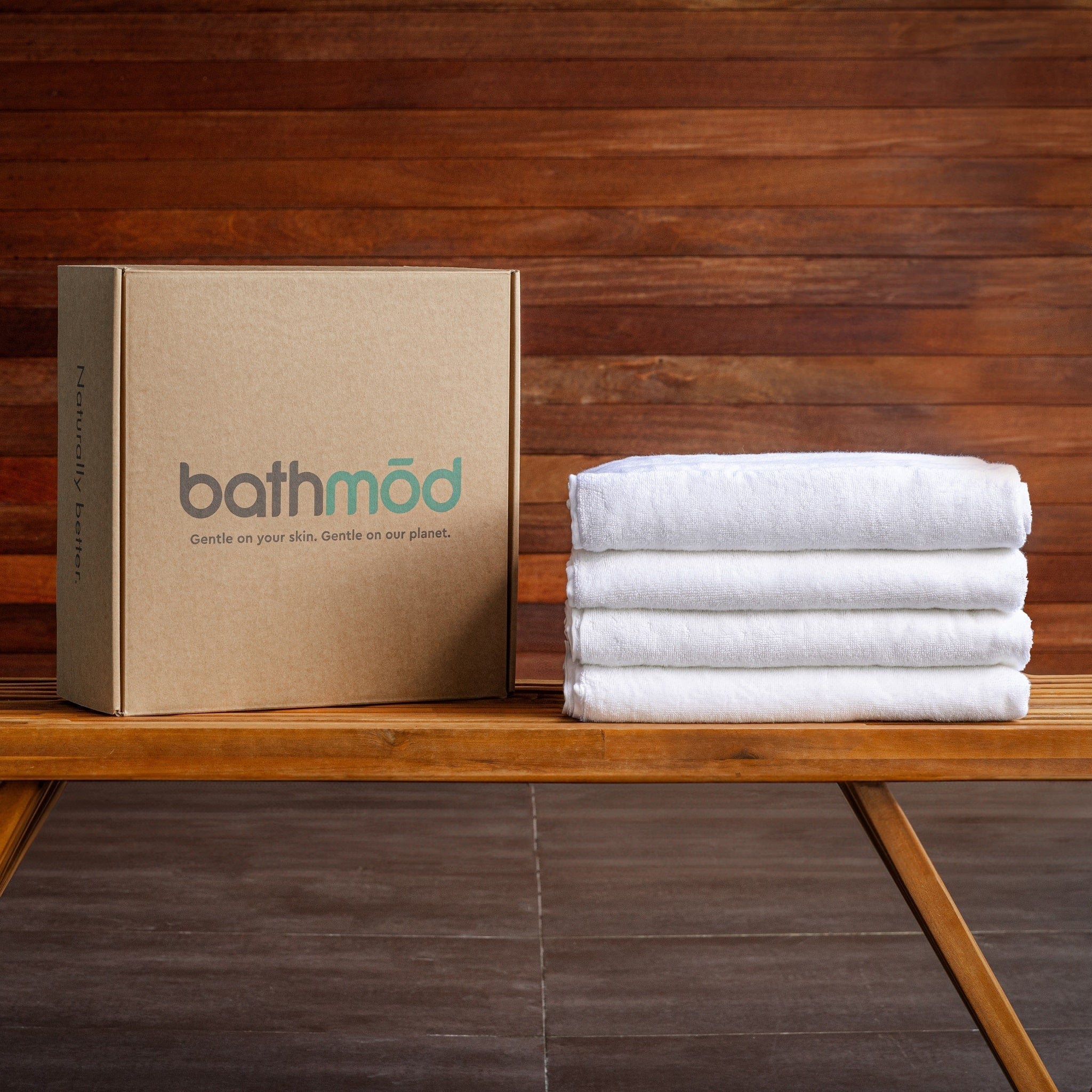 Luxury Organic Cotton Bath Towels | 700 GSM | GOTS-Certified | Pack of 4