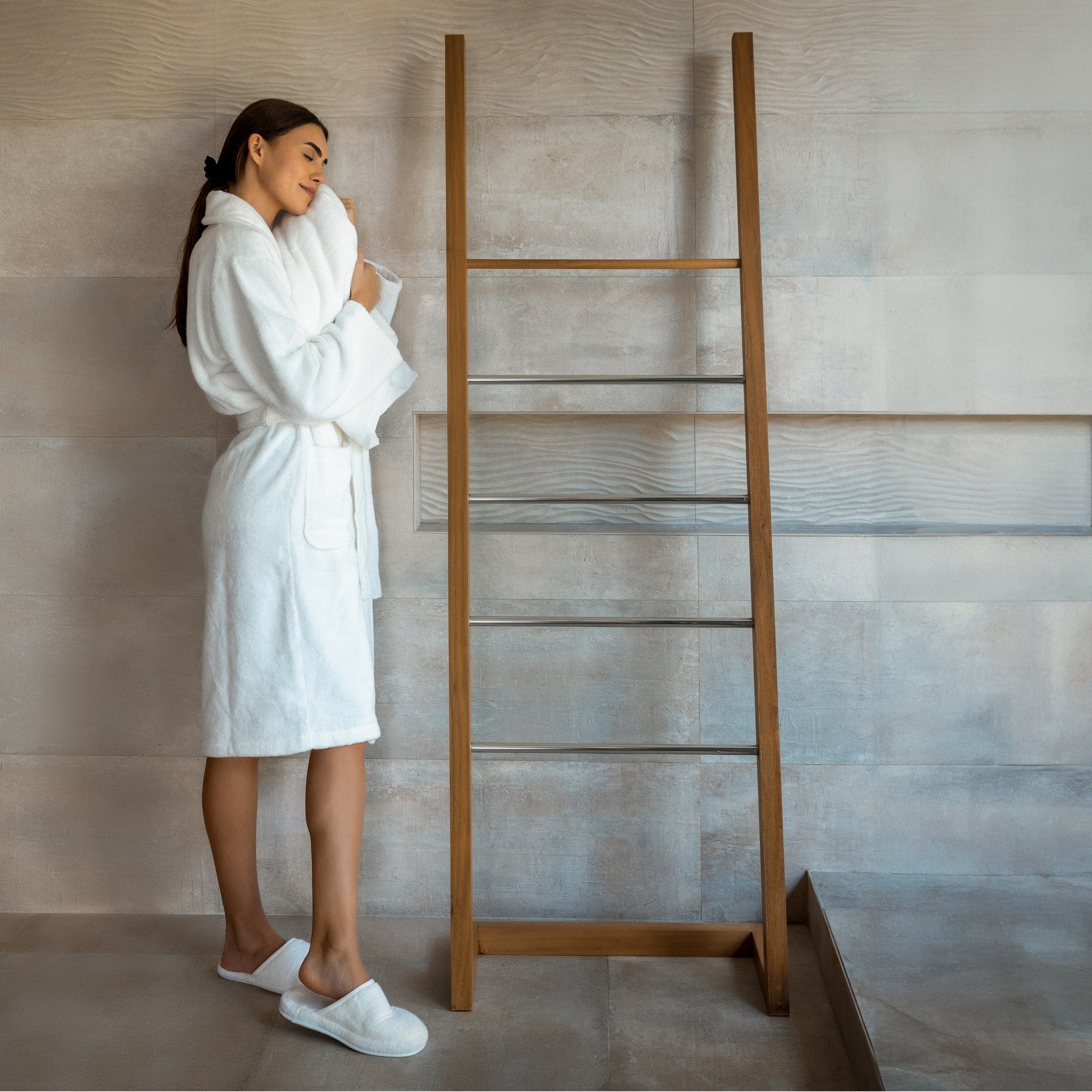 Luxury Organic Cotton Bathrobe & Slipper Set | 700 GSM | GOTS-Certified