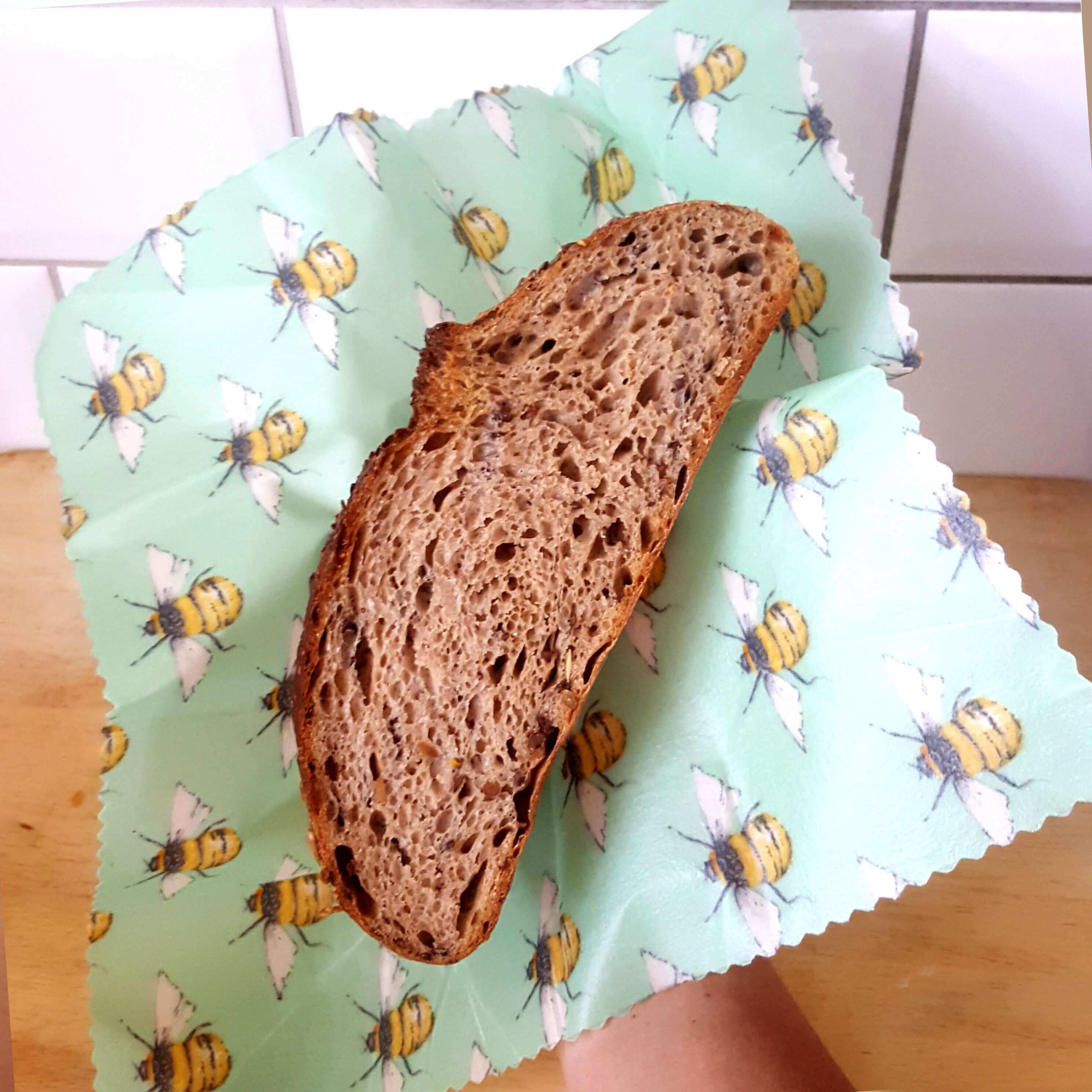 Handmade Beeswax Wraps (Set of 3) | Bee Happy