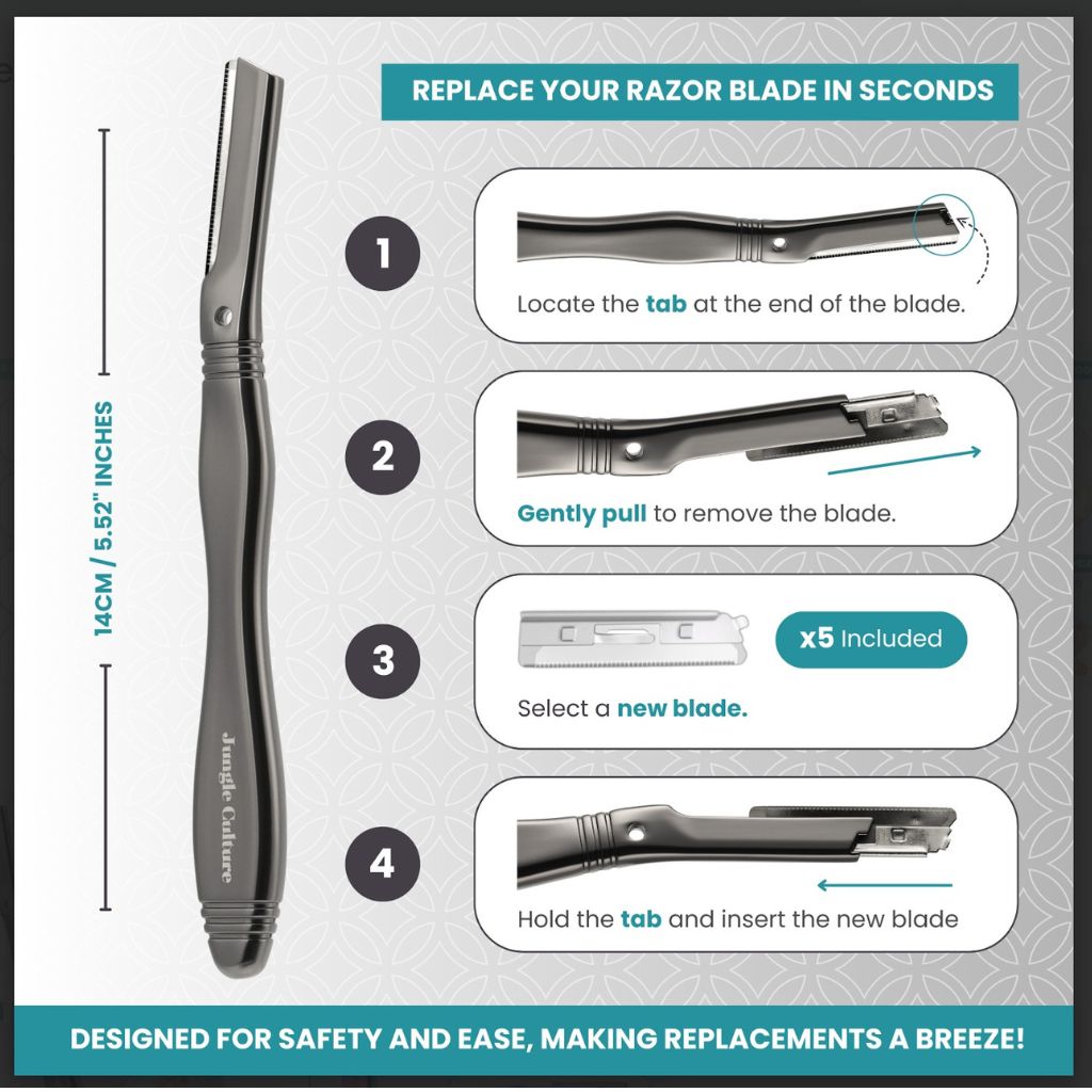 Dermaplaning Razor Blades | Pack of 5 or 20