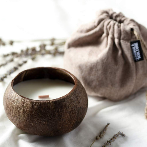 Coconut Shell Candle
