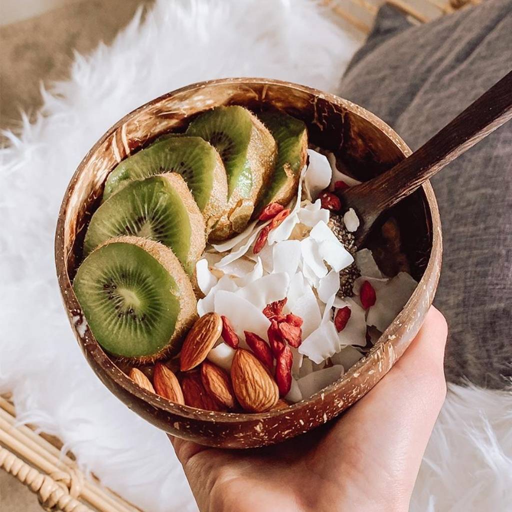 White Lacquer Coconut Bowls & Spoons Set | Handmade in Vietnam | Jungle Culture