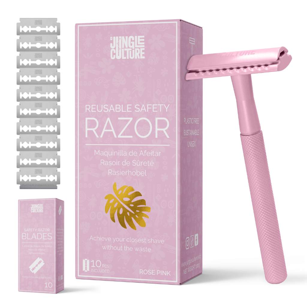Diamond Grip Safety Razor | Includes 10 Blades