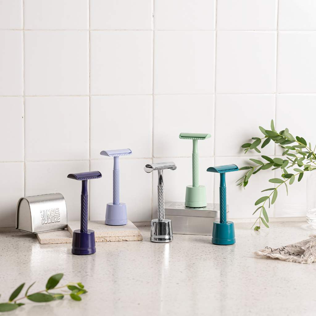Diamond Grip Safety Razor | Includes 10 Blades