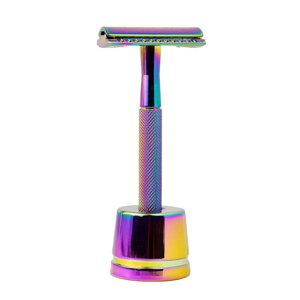 Diamond Grip Safety Razor | Includes 10 Blades