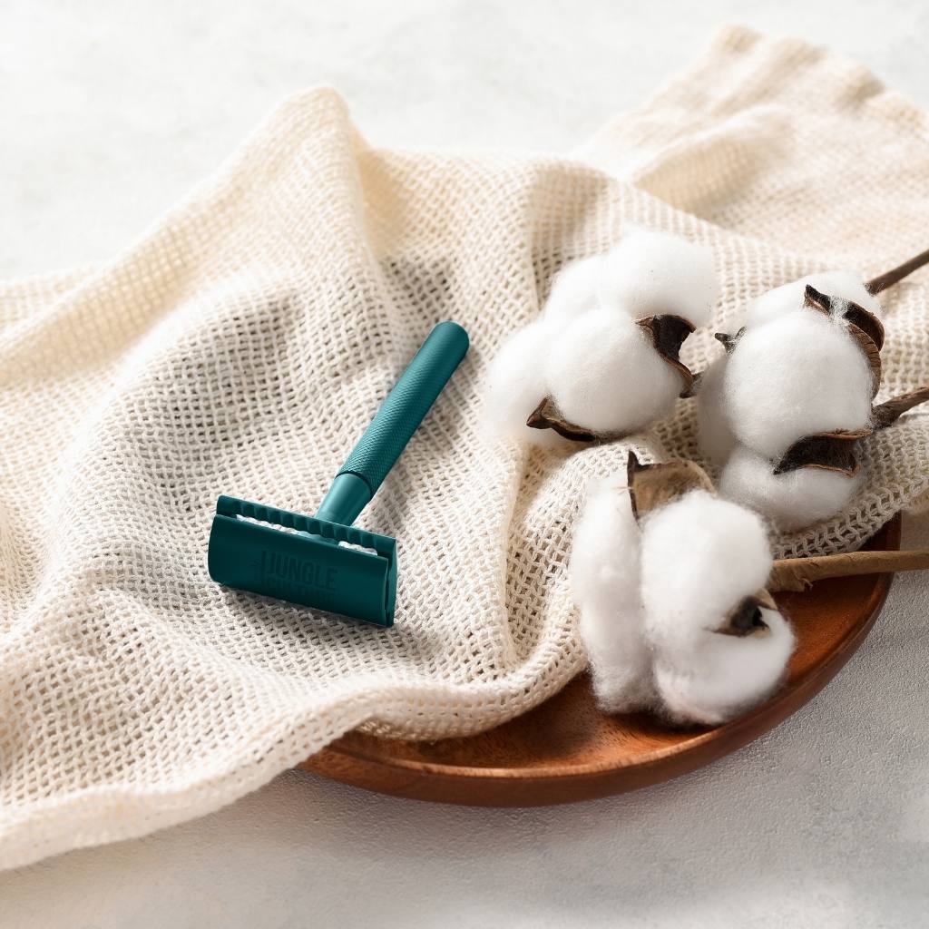 Teal Safety Razor | Limited Edition | Reusable DE Razor | Jungle Culture