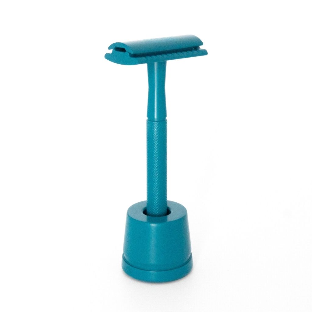 Teal Safety Razor | Limited Edition | Reusable DE Razor | Jungle Culture
