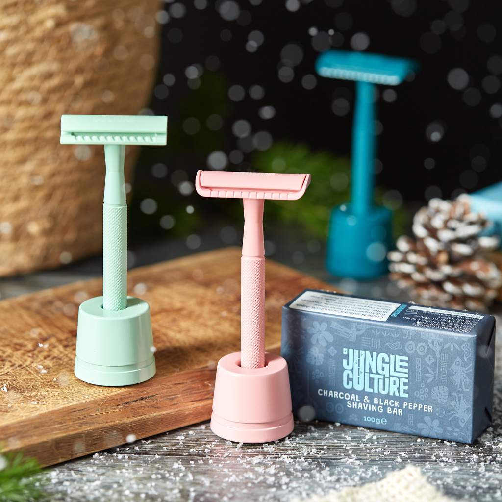 Diamond Grip Safety Razor | Includes 10 Blades