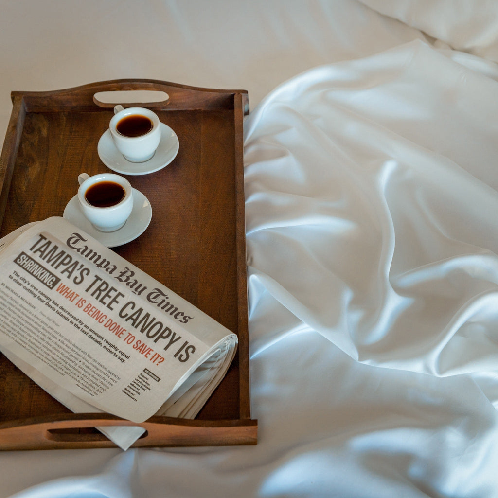 Eucalyptus Silk Sheets | 400TC Sateen | TENCEL™ Lyocell | Cooling