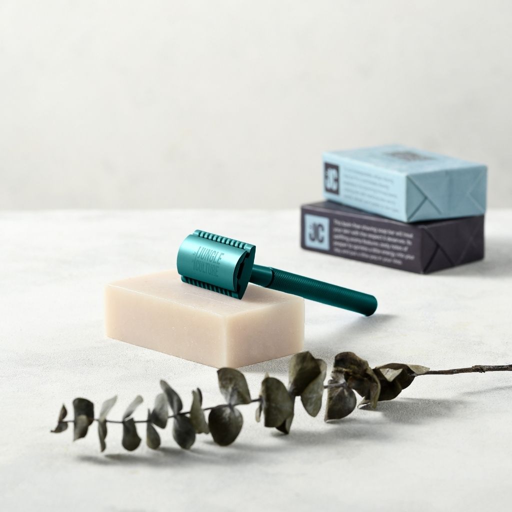 Teal Safety Razor | Limited Edition | Reusable DE Razor | Jungle Culture